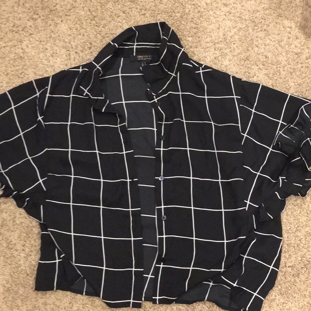 A button blouse